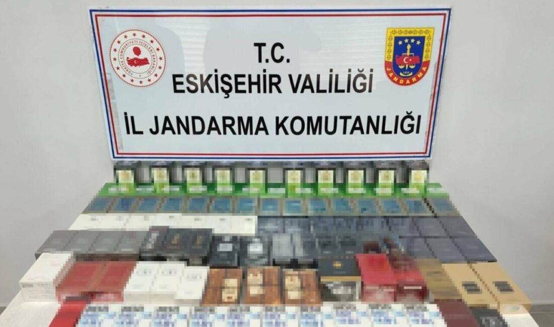 Eskişehir'de jandarma, toplam değeri 550 bin TL olan 164 kaçak