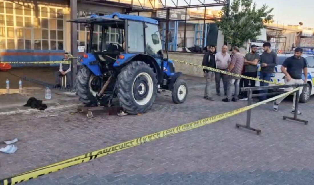 Çorum'un Alaca ilçesinde, 24 yaşındaki A.B.A., tamir ettiği traktörün kabini