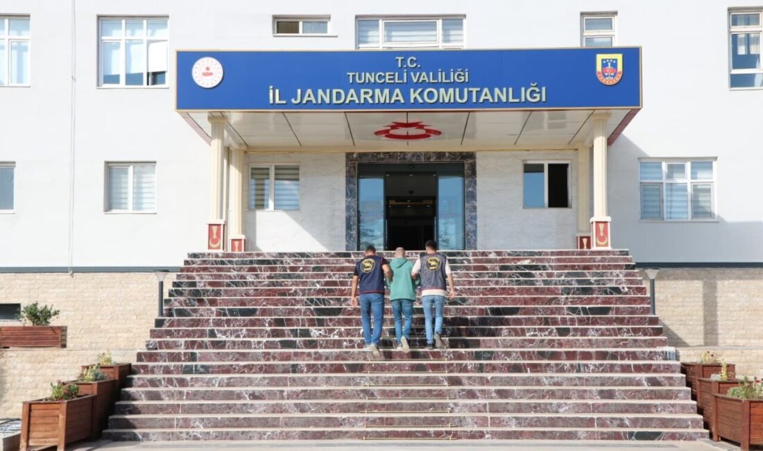 Tunceli'de jandarma tarafından yapılan operasyonla, 16 ilde 29 suçtan aranan