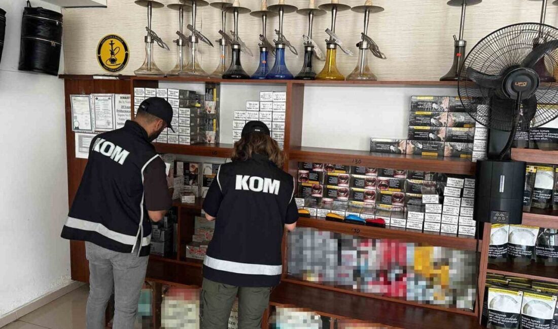 Tunceli'de yapılan denetimlerde, tütün ve makaron kaçakçılığına yönelik operasyonda çok