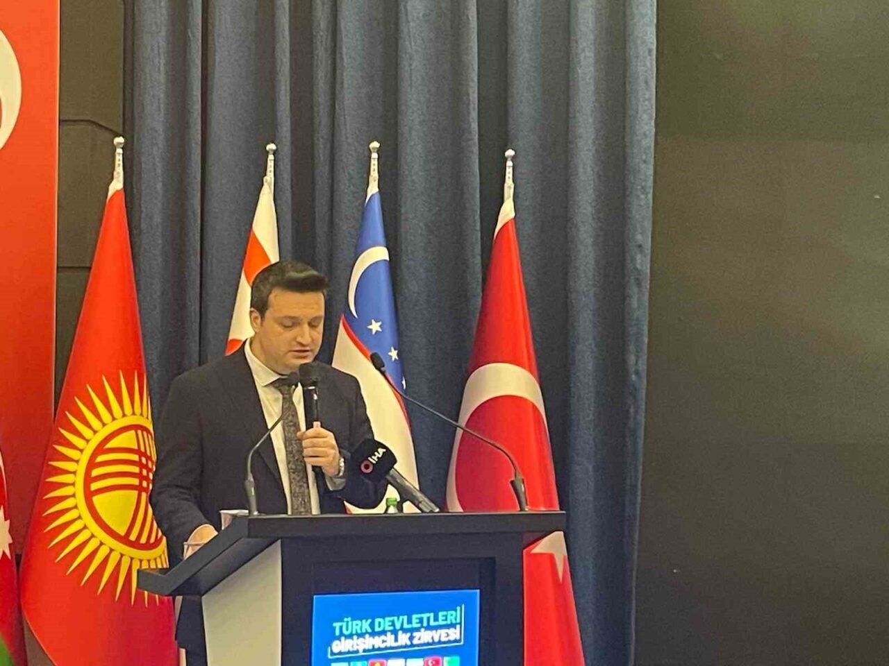 Ankara Hacı Bayram Veli Üniversitesi'nde düzenlenen Türk Devletleri Girişim Zirvesi,