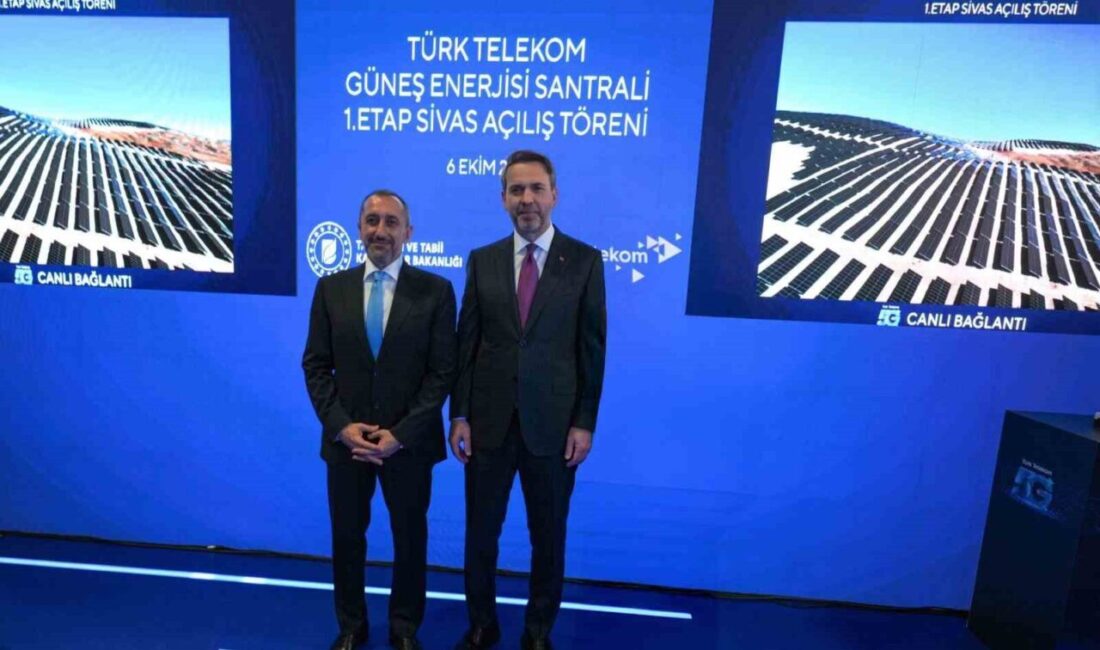 Türk Telekom, Sivas’taki Güneş Enerjisi Santrali'nin açılışını 5G teknolojisiyle İstanbul'dan