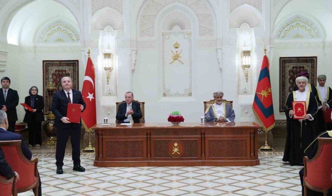 Cumhurbaşkanı Erdoğan ve Umman Sultanı Tarık Al Said’in Katılımıyla 16 Anlaşma İmzalandı Cumhurbaşkanı Recep Tayyip Erdoğan, Umman Sultanı Heysem bin Tarık ile