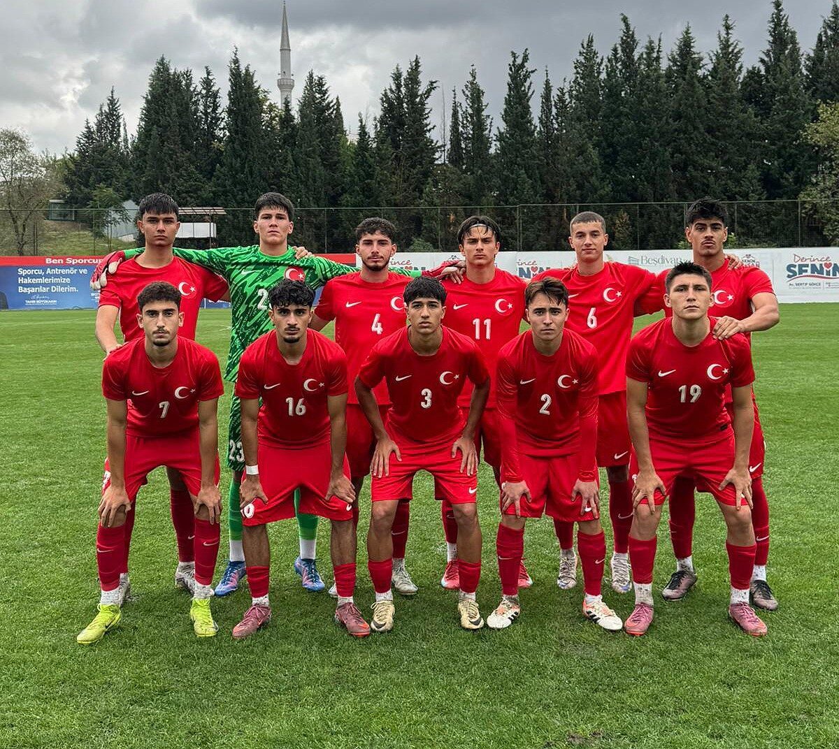 U18 Milli Takım, Kocaeli'de düzenlenen Uluslararası Dörtlü Turnuva'da bugün saat