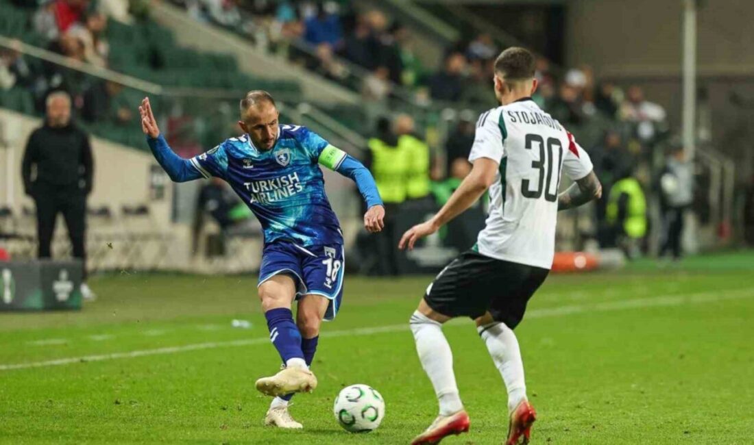 Samsunspor, UEFA Konferans Ligi'nde Legia Varşova'yı 1-0 yenerek önemli bir