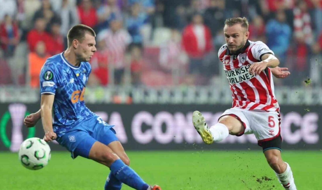 Samsunspor, UEFA Konferans Ligi ikinci haftasında Dinamo Kiev'i 3-0 mağlup