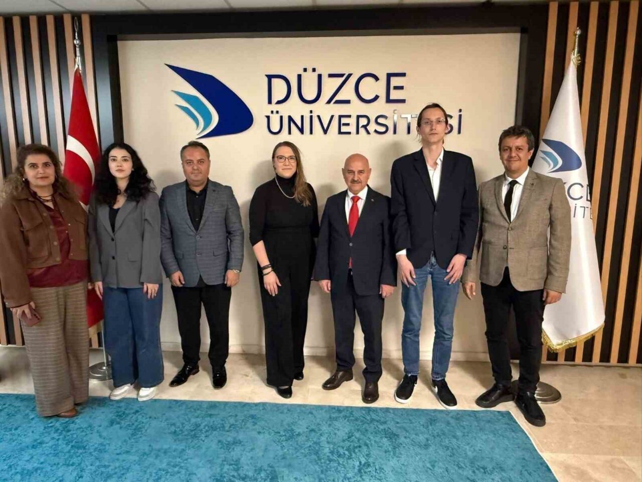 Düzce Üniversitesi, Riga Teknik Üniversitesi heyetini ağırladı. Rektör Prof. Dr.