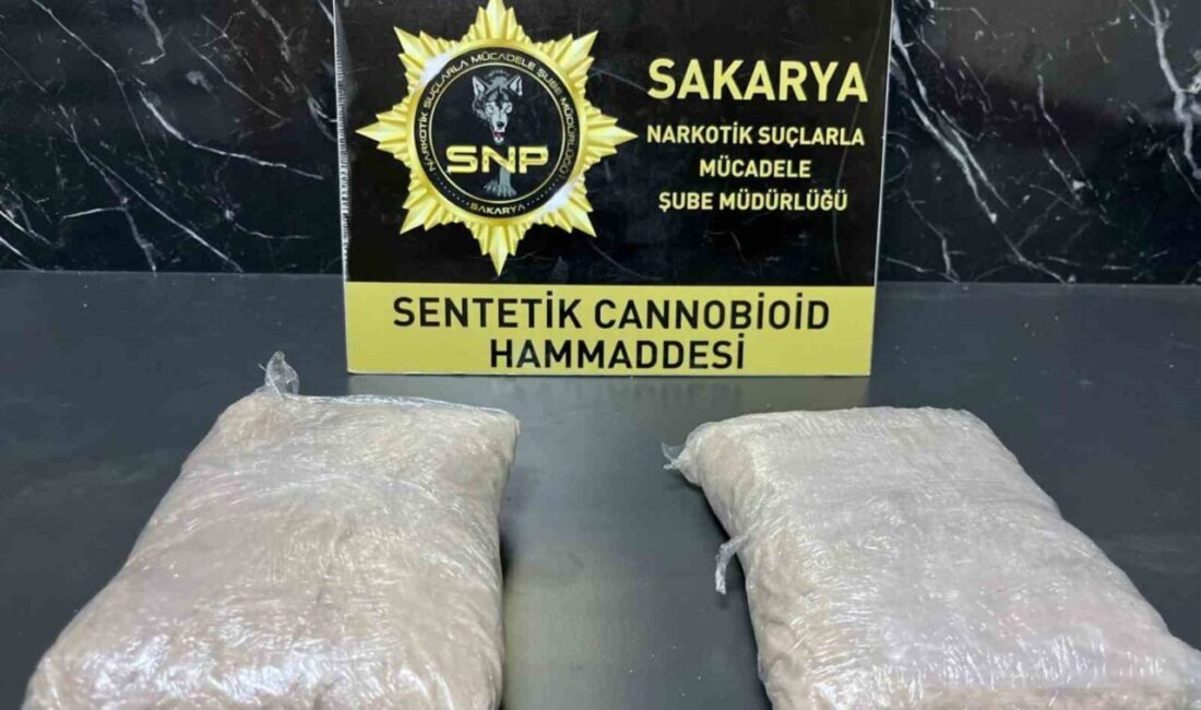 Sakarya'da uyuşturucu sevkiyatı yapan T.D. (30) isimli şüpheli, Kuzey Marmara