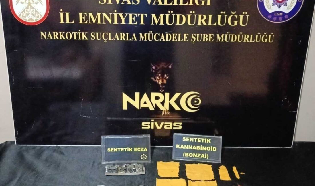 Sivas’ta gerçekleştirilen narkotik operasyonunda, uyuşturucu ticaretiyle bağlantılı 8 kişi gözaltına