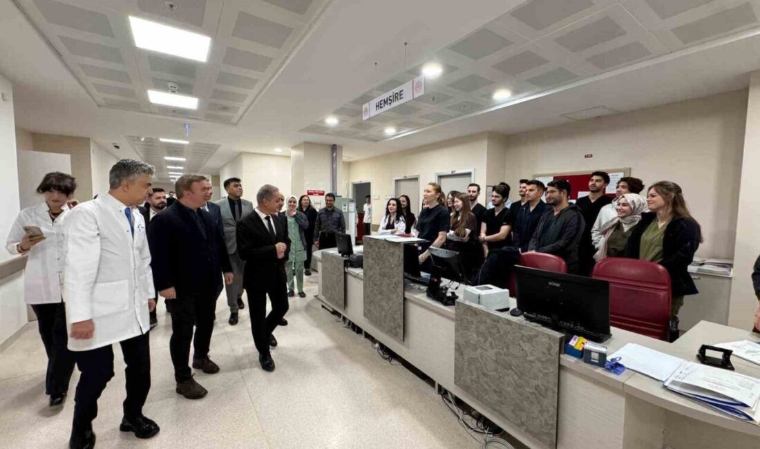 Erzincan Valisi Hamza Aydoğdu, Mengücek Gazi Eğitim ve Araştırma Hastanesini