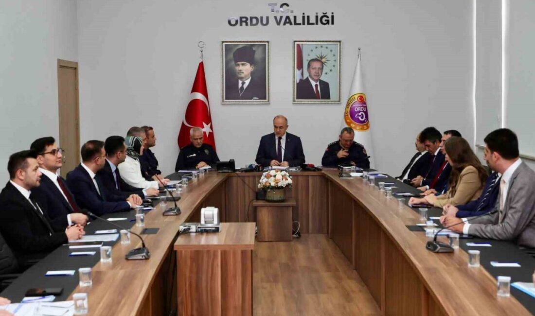 Ordu Valisi Muammer Erol, 2025'in ilk dokuz ayında suç oranlarında