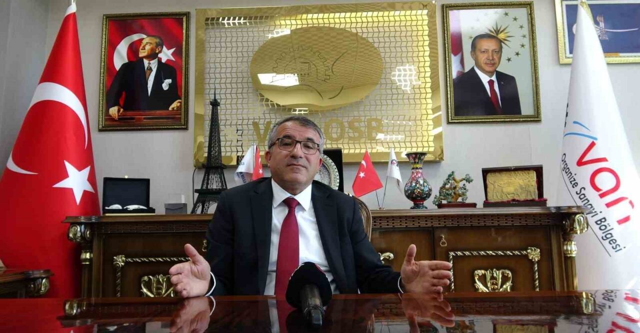 Van Organize Sanayi Bölgesi Başkanı Memet Aslan, tekstil sektöründe yapılan