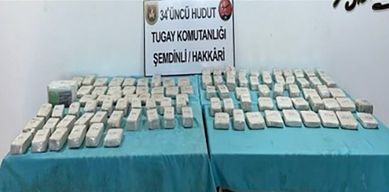 Van ve Hakkari'deki güvenlik güçleri, sınır hattında yürüttükleri çalışmalarda toplam