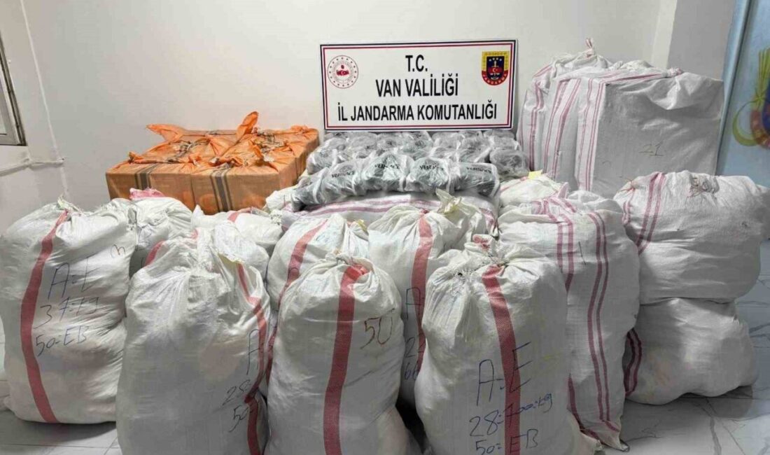 Van’ın Başkale ilçesinde jandarma, 1 milyon 630 bin TL değerinde