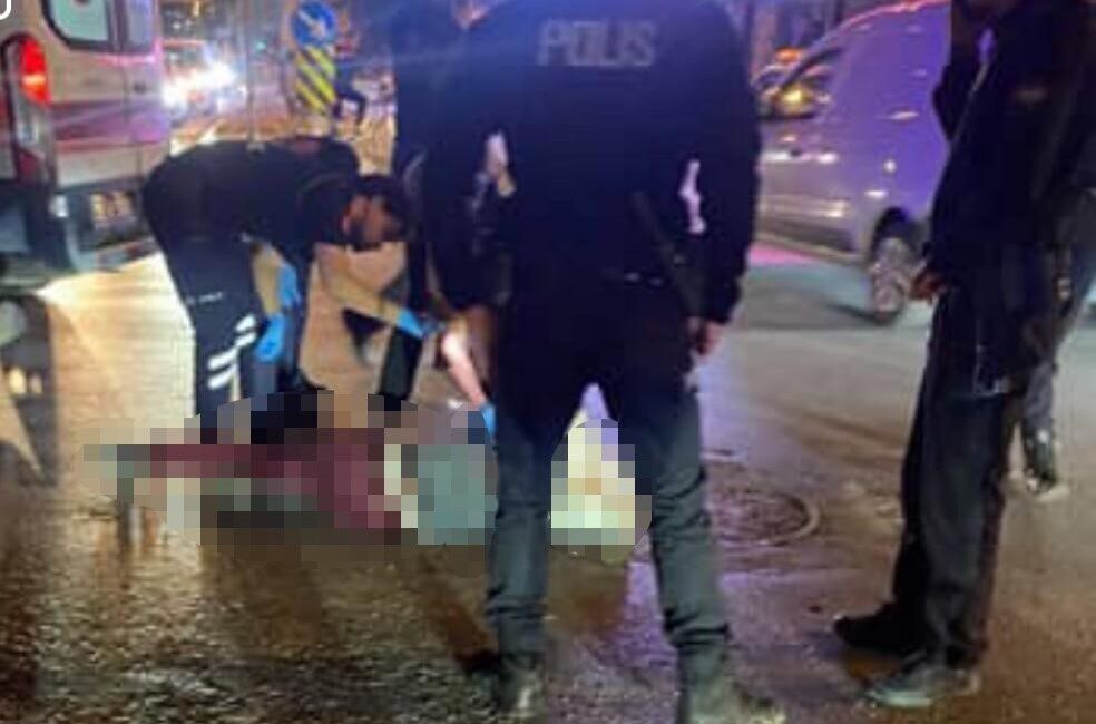 İzmir'in Bornova ilçesinde motosiklet ve vidanjörün çarpışması sonucu Halil İbrahim