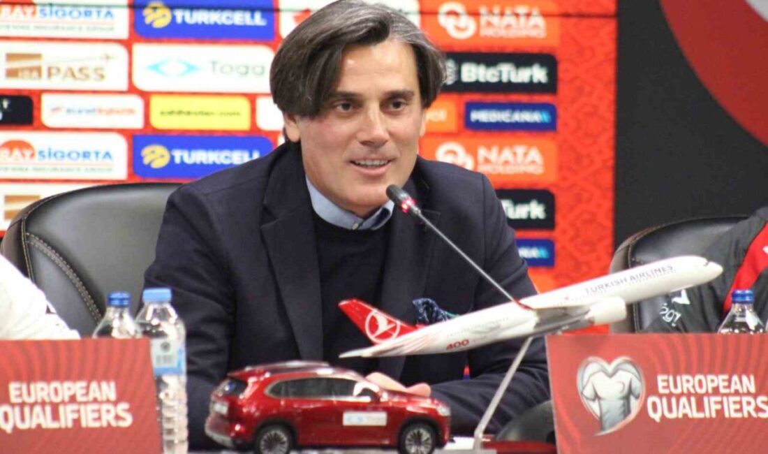 A Milli Takım Teknik Direktörü Vincenzo Montella, Gürcistan maçı öncesi