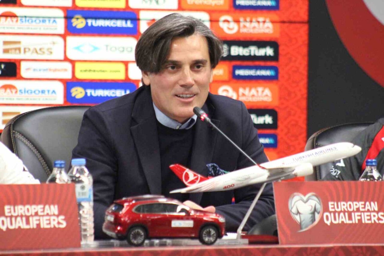 A Milli Takım Teknik Direktörü Vincenzo Montella, Gürcistan maçı öncesi