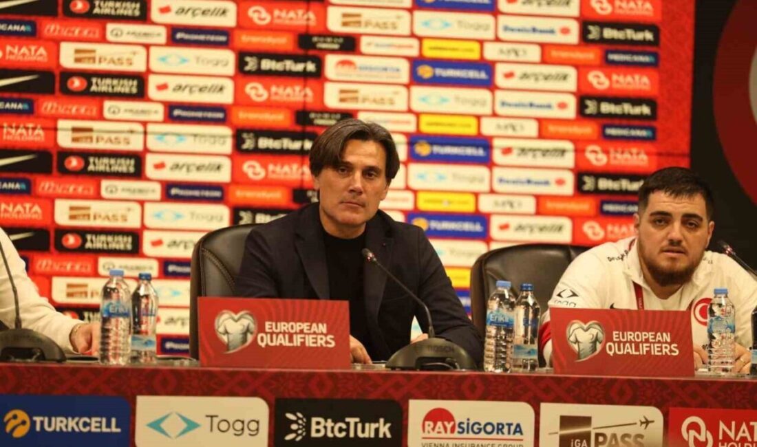 A Milli Takım Teknik Direktörü Vincenzo Montella, Gürcistan galibiyetinden dolayı