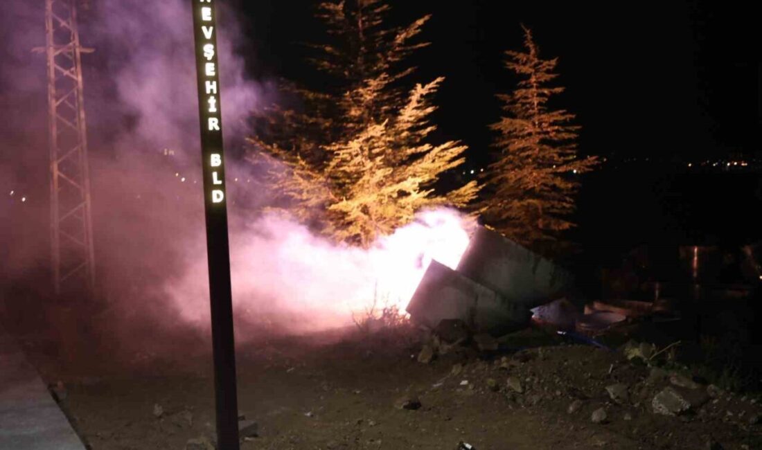 Nevşehir'de 2000 Evler Mahallesi'nde yol yapım çalışmaları sırasında ucu açık