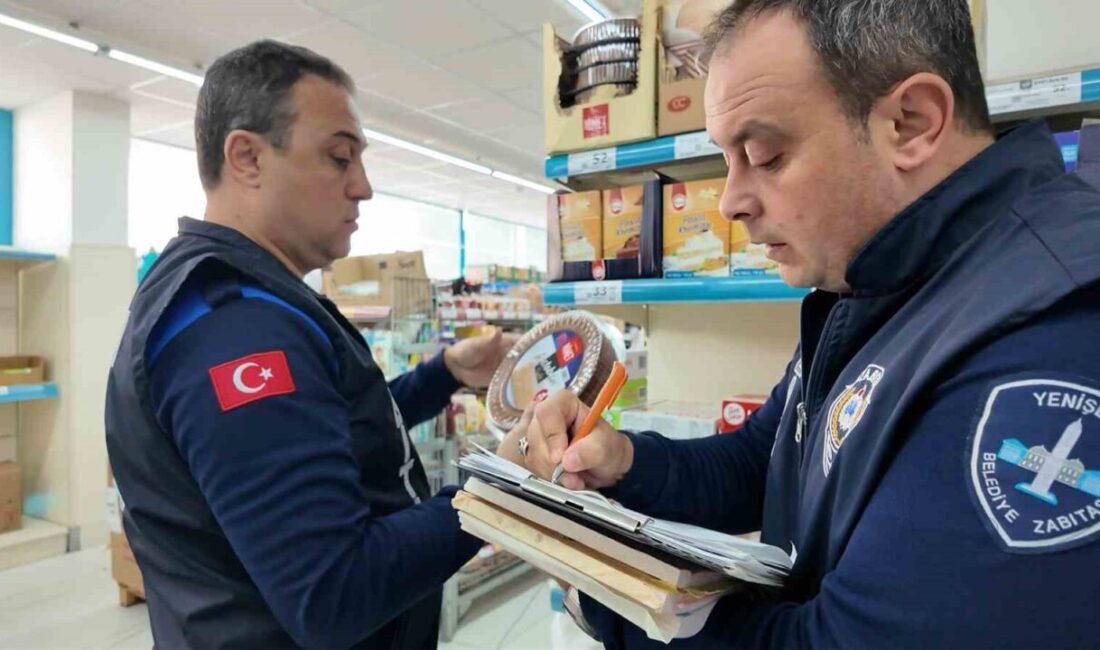 Yenişehir Belediyesi, ilçe genelindeki 28 zincir markette denetim yaptı. Zabıta