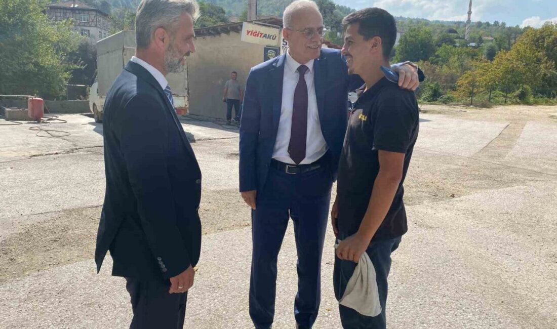 Düzce Gençlik ve Spor İl Müdürü Zekeriya Arslantürk, Yığılca'da incelemelerde