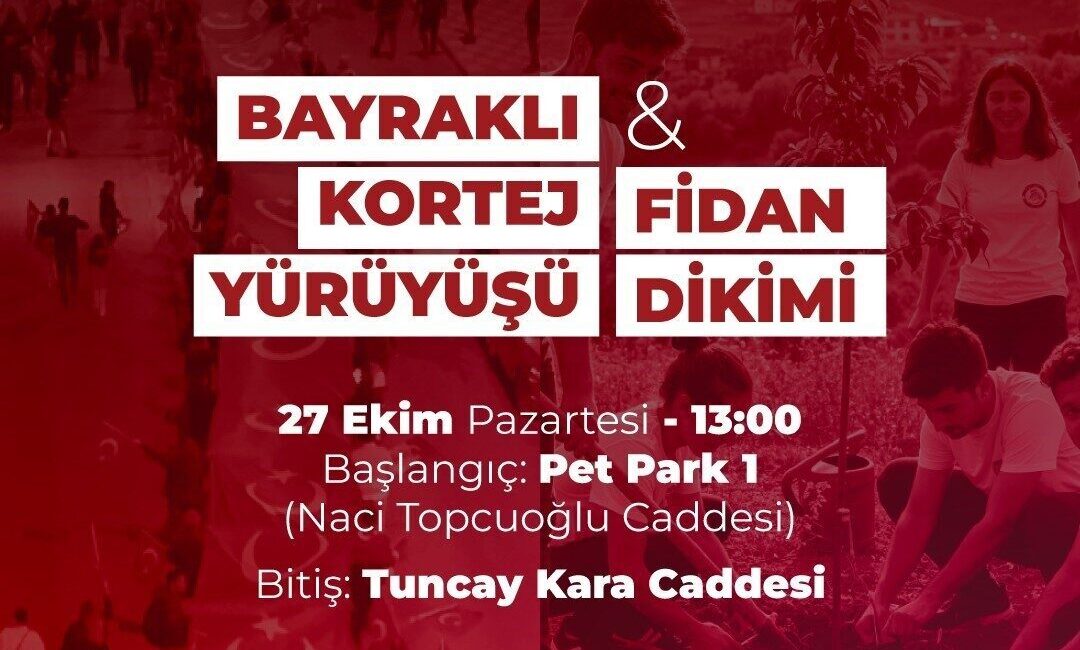 Şehitkamil Belediye Başkanı Umut Yılmaz, 29 Ekim Cumhuriyet Bayramı etkinlikleri çerçevesinde halka Bayraklı Kortej Yürüyüşü ve Fidan Dikimi davetinde bulundu. Şehitkamil Belediye Başkanı Umut Yılmaz, 29 Ekim Cumhuriyet Bayramı'nın 102.