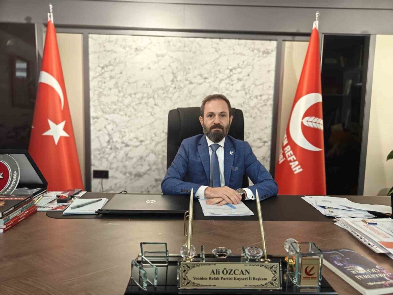 Yeniden Refah Partisi Kayseri İl Başkanı Ali Özcan, Genel Başkan