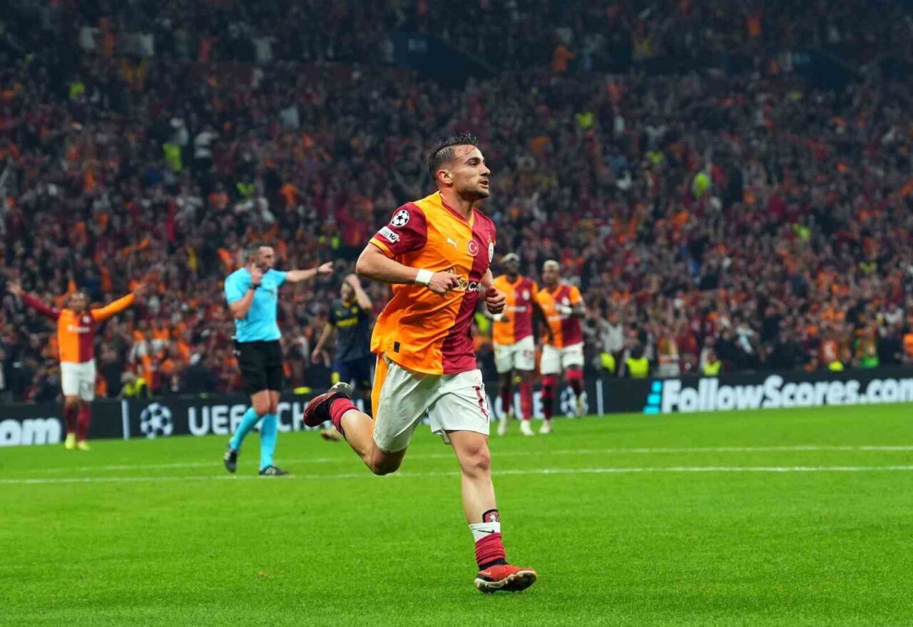 Galatasaraylı Yunus Akgün, Bodo/Glimt maçında attığı golle bu sezon UEFA