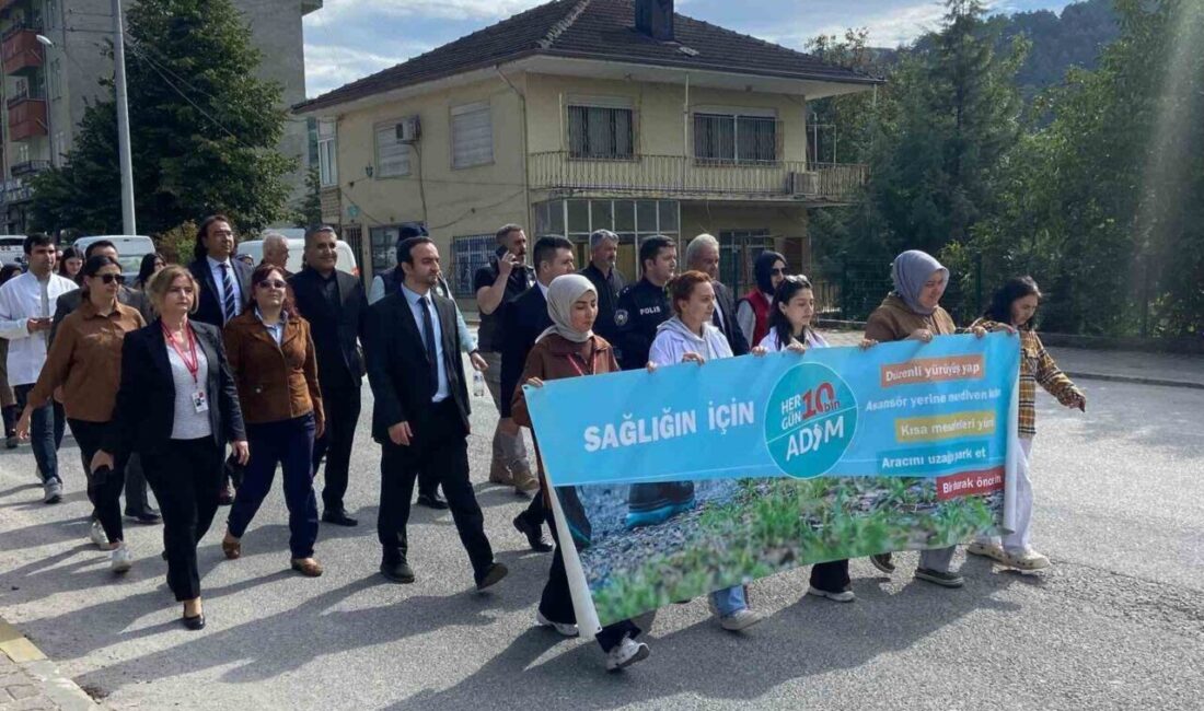 Dünya Yürüyüş Günü dolayısıyla Yığılca'da yürüyüş etkinliği gerçekleştirildi. İlçe Devlet