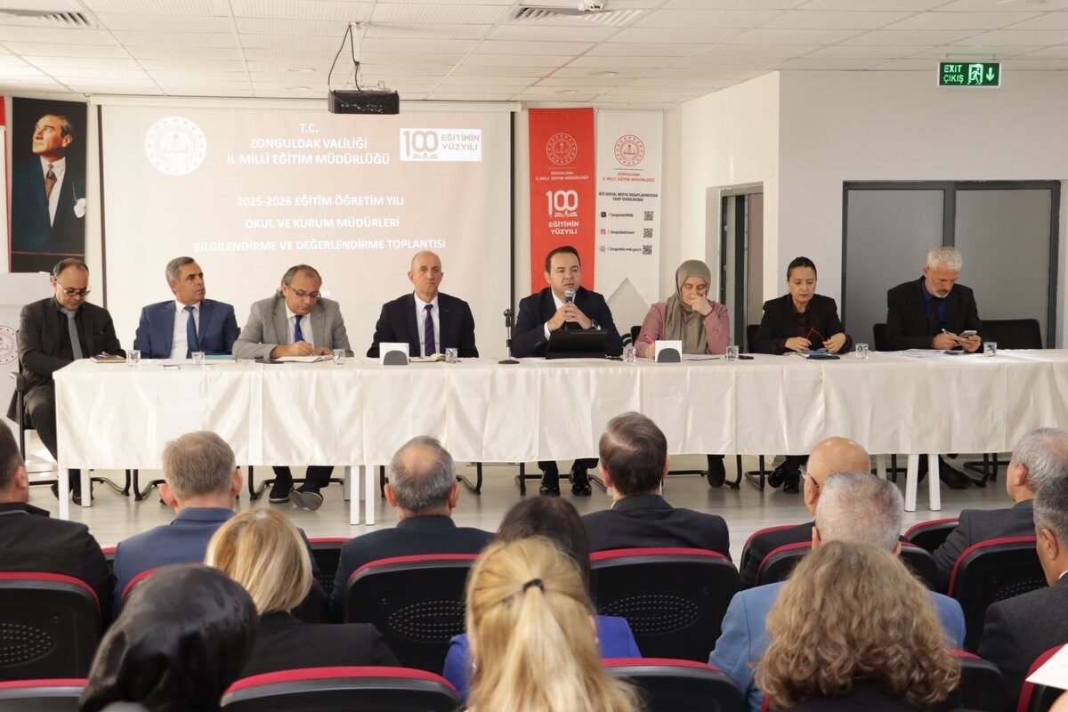 Zonguldak İl Millî Eğitim Müdürü Uygar Keskin liderliğinde gerçekleştirilen toplantıda,