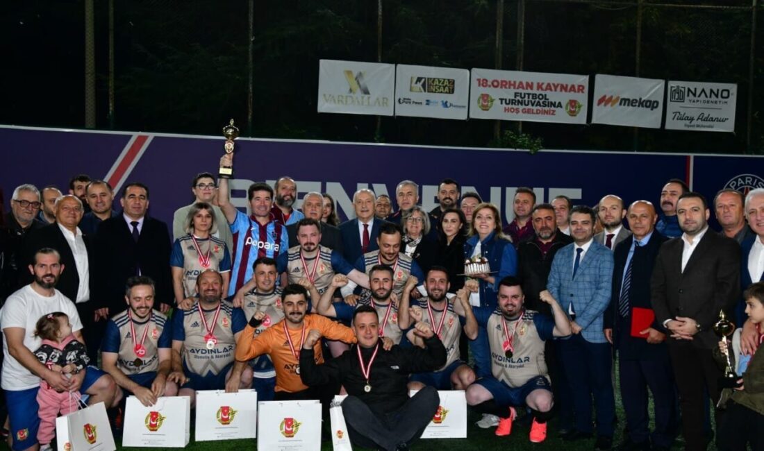 Trabzon Gazeteciler Cemiyeti'nin düzenlediği 18. Orhan Kaynar Futbol Turnuvası'nın finalinde