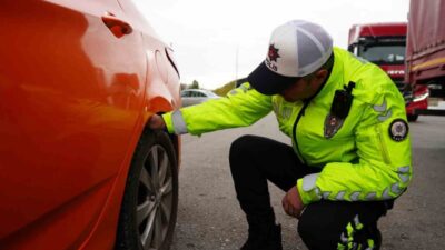 Kırıkkale'de, şehirler arası ticari araçlar için zorunlu kış lastiği denetimleri
