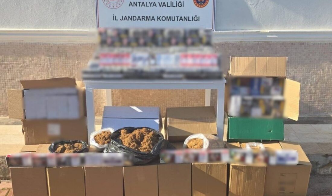 Antalya İl Jandarma Komutanlığı, Kepez ilçesindeki bir işyerinde gerçekleştirdiği operasyonda