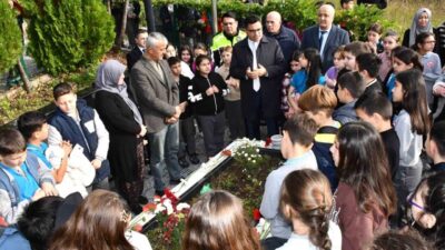 Zonguldak’ın Alaplı ilçesindeki Şehit Recep Turan Ortaokulu’nun 5. sınıf öğrencileri,