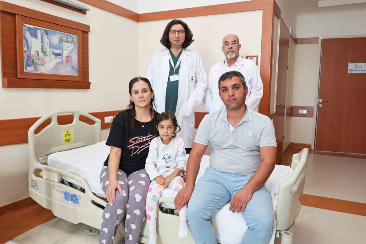 Adıyamanlı 6 yaşındaki B.B., felç geçirerek SANKO Üniversitesi Hastanesi'nde tedavi