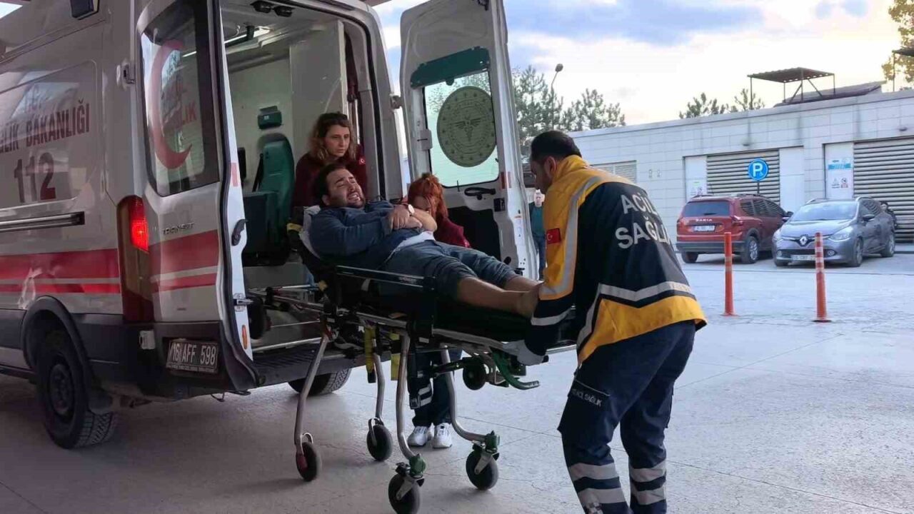 Bursa'nın İnegöl ilçesindeki bir orman ürünleri fabrikasında, 33 yaşındaki makine