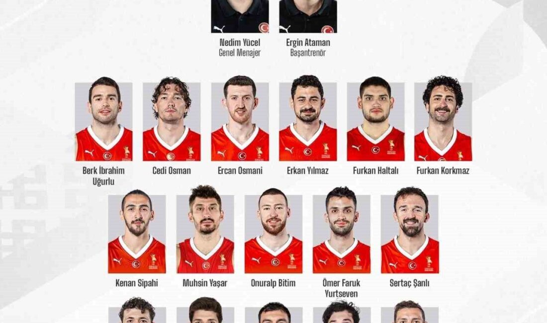 A Milli Erkek Basketbol Takımı’nın FIBA 2027 Dünya Kupası Eleme Aday Kadrosu Açıklandı A Milli Erkek Basketbol Takımı, FIBA 2027 Dünya Kupası Elemeleri