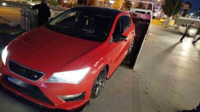 Eskişehir'de Albayrak Caddesi'nde drift yapan ve ehliyeti daha önce iptal