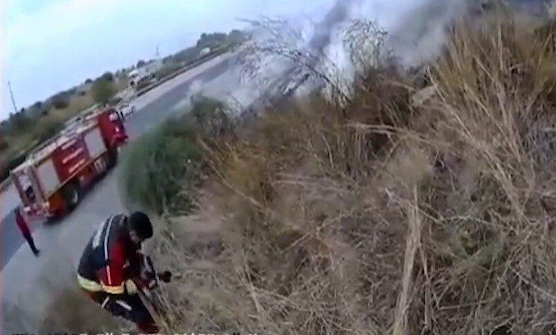 Mersin istikametinde seyreden 33 CJM 92 plakalı otomobil, sürücüsünün kontrolü