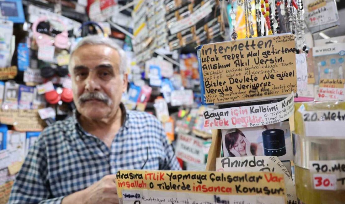 Adana'nın Kozan ilçesinde 44 yıldır esnaflık yapan 69 yaşındaki Mehmet