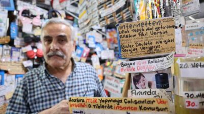 Adana'nın Kozan ilçesinde 44 yıldır esnaflık yapan 69 yaşındaki Mehmet
