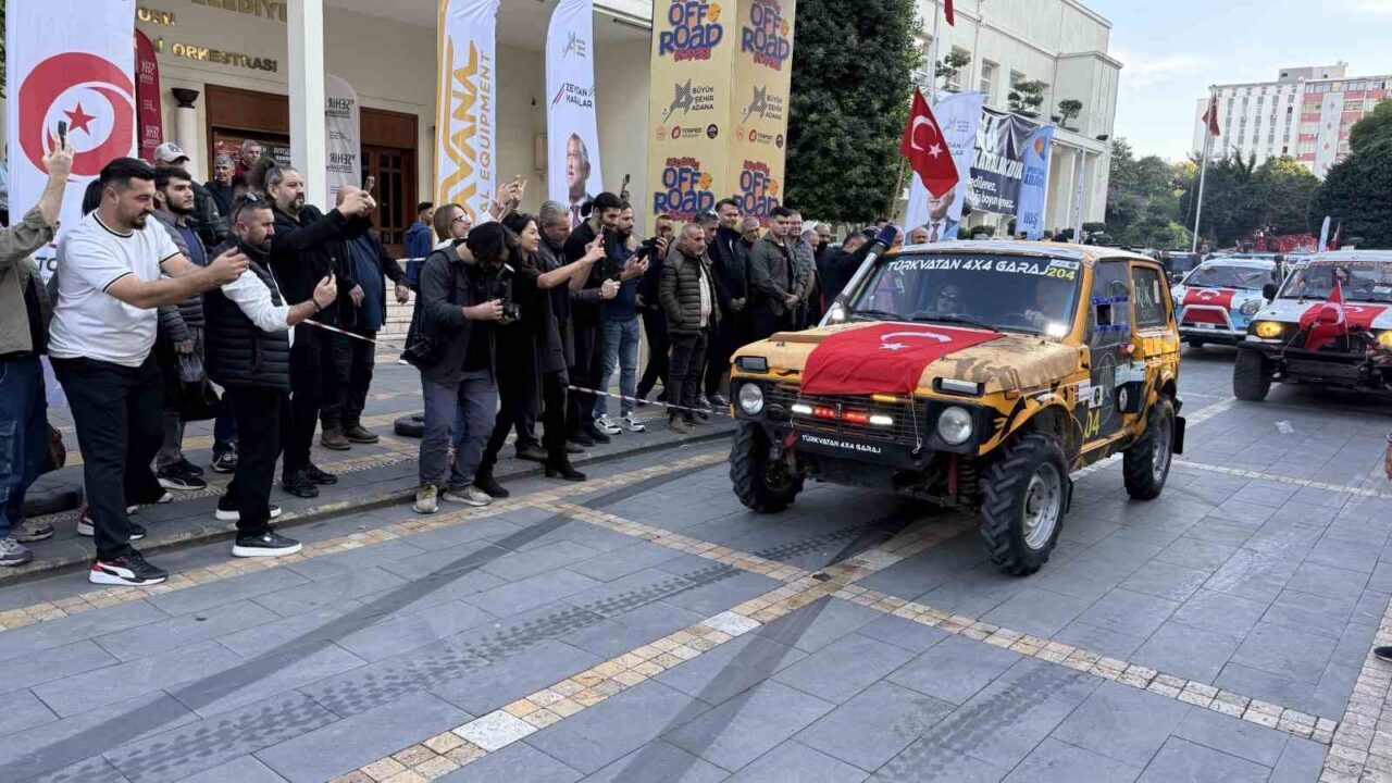Adana'da Akdeniz Off-Road Kupası İkinci Mahalli Yarışı'nın açılışı büyük ilgi
