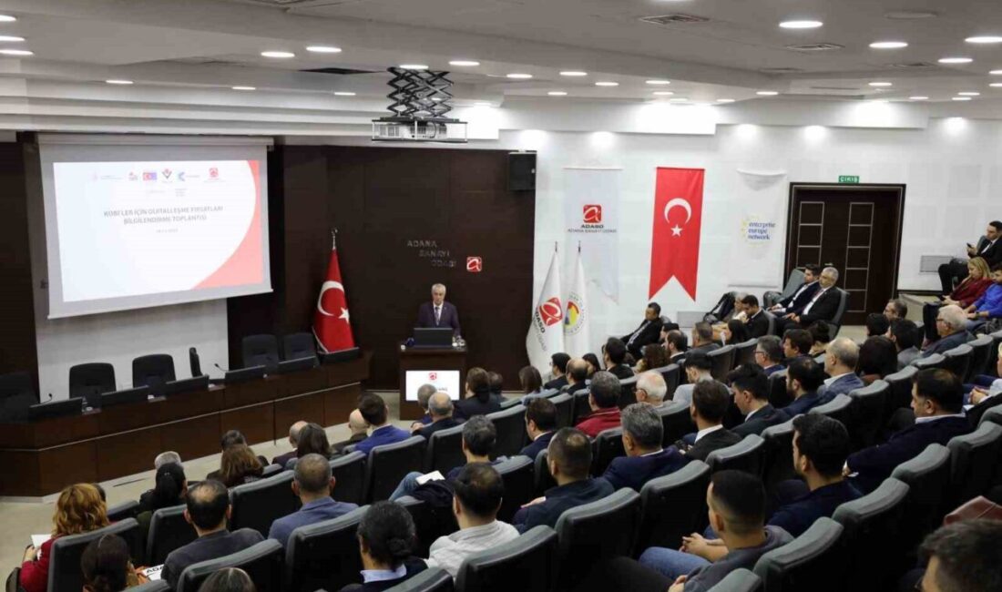 KOBİ’ler için Dijitalleşme Fırsatları Etkinliği Adana’da Gerçekleştirildi Adana Sanayi Odası tarafından düzenlenen "KOBİ’ler için Dijitalleşme Fırsatları" etkinliğinde,