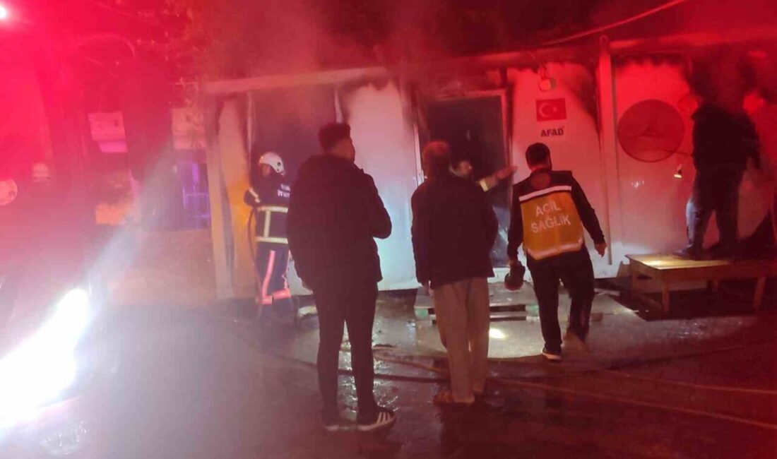 Adıyaman’ın Besni ilçesindeki Sarıkaya köyünde sabah saatlerinde çıkan yangında 95