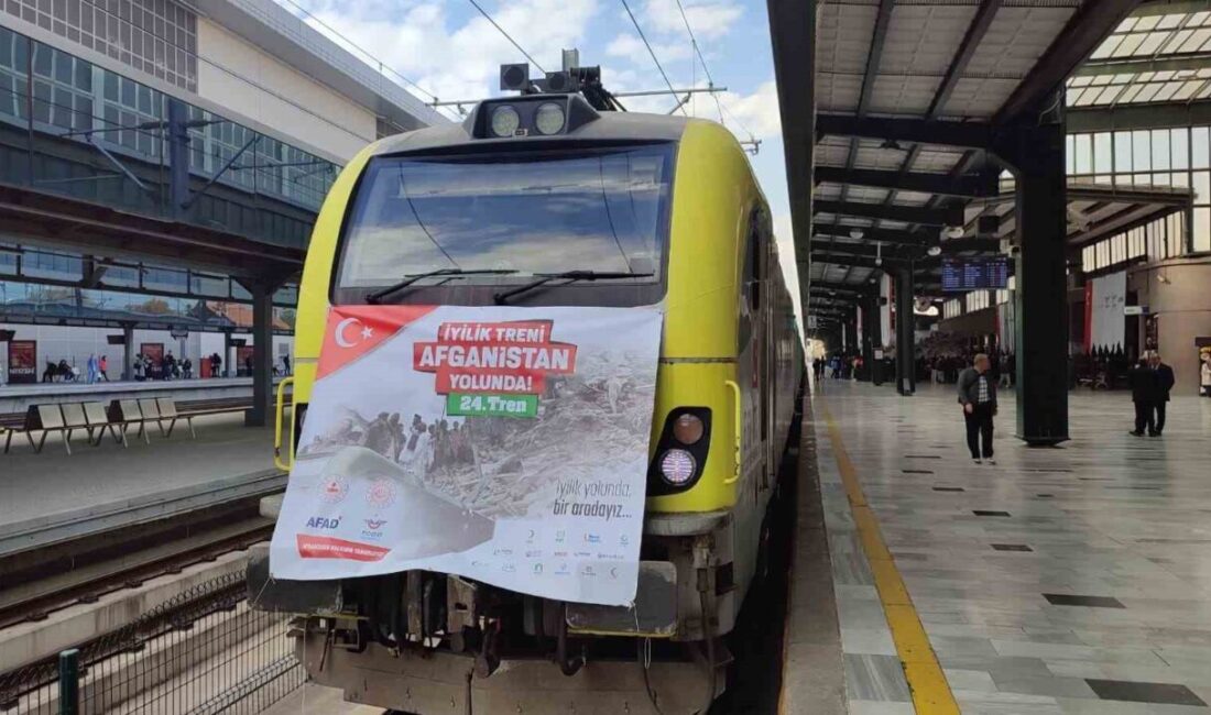 Afganistan’a Yapılan İnsani Yardım İçin Ankara’dan İyilik Treni Yola Çıktı AFAD ve TCDD, Ankara'dan Afganistan'a insani yardım ulaştırmak için "İyilik