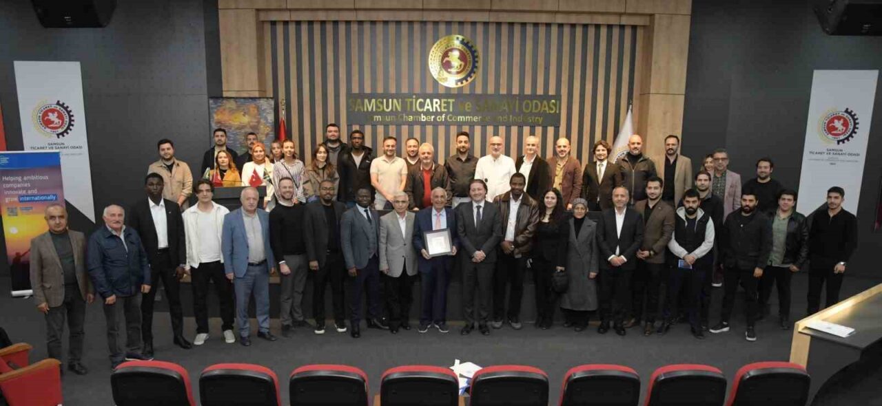 Samsun TSO'nun düzenlediği seminere katılan Güney Afrika Cumhuriyeti İzmir Fahri