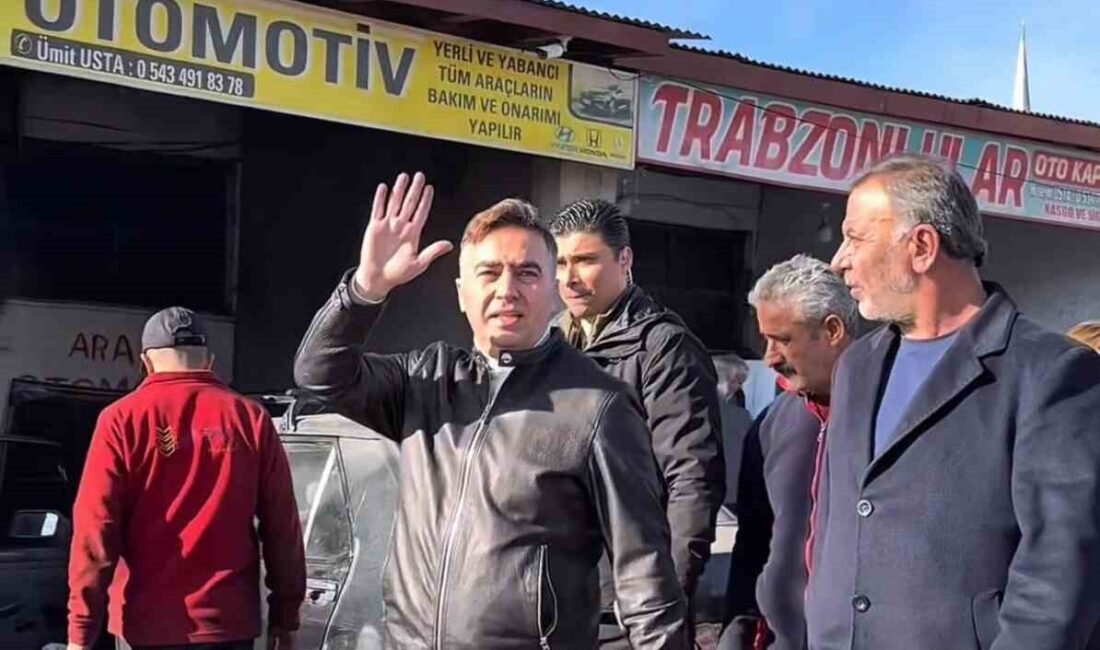 Ağrı İl Emniyet Müdürü Göksel Önder, Oto Sanayi Sitesi'ni ziyaret