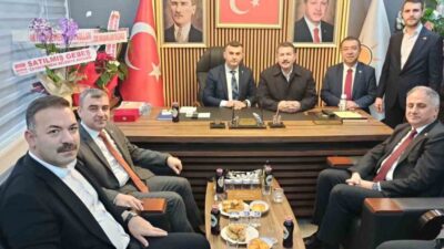 AK Parti heyeti, Devrek İlçe Başkanlığı'na yeni atanan Muhterem Terzi'ye