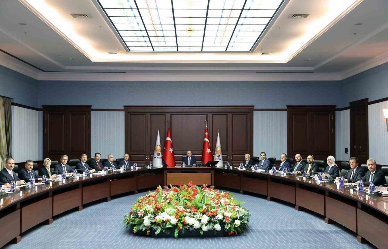 Cumhurbaşkanı Recep Tayyip Erdoğan'ın başkanlığında, AK Parti Merkez Yürütme Kurulu
