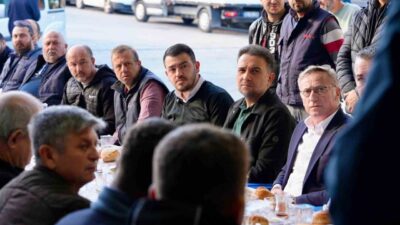 AK Parti Manisa Milletvekili Murat Baybatur, Manisa Küçük Sanayi Sitesi'nde